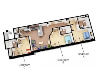 C4 Floor plan layout