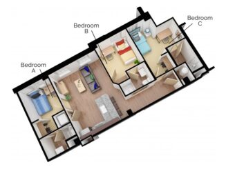 C3 Floor plan layout