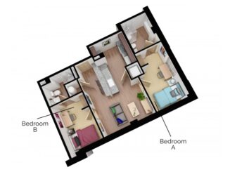 B2 Floor plan layout