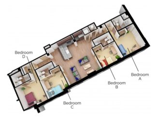 D2 Floor plan layout