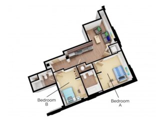 B3 Floor plan layout